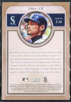 2018 Topps Transcendent Collection Japan Edition #T-I6 Ichiro Back