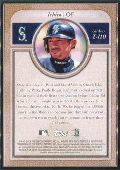 2018 Topps Transcendent Collection Japan Edition #T-I10 Ichiro Back