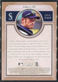 2018 Topps Transcendent Collection Japan Edition #T-I13 Ichiro Back