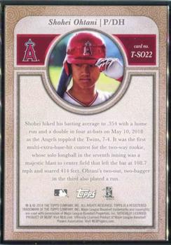 2018 Topps Transcendent Collection Japan Edition #T-SO22 Shohei Ohtani Back
