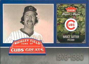 2006 Fleer Greats of the Game - Cubs Greats #CHC-BS Bruce Sutter Front