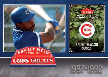 2006 Fleer Greats of the Game - Cubs Greats #CHC-AD Andre Dawson Front
