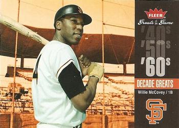 2006 Fleer Greats of the Game - Decade Greats #DEC-WM Willie McCovey Front