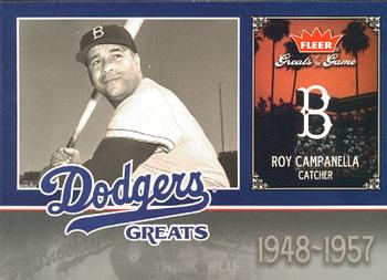 2006 Fleer Greats of the Game - Dodgers Greats #LAD-CA Roy Campanella Front