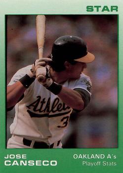 1989 Star Jose Canseco (White Name) #5 Jose Canseco Front