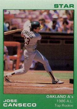 1989 Star Jose Canseco (White Name) #7 Jose Canseco Front