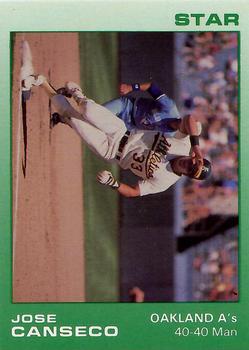 1989 Star Jose Canseco (White Name) #11 Jose Canseco Front