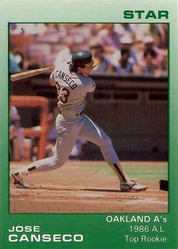 1989 Star Jose Canseco (White Name) - Glossy #7 Jose Canseco Front