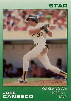 1989 Star Jose Canseco (White Name) - Glossy #8 Jose Canseco Front