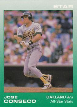 1989 Star Jose Canseco (Error) #4 Jose Canseco Front