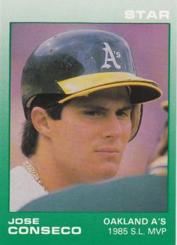 1989 Star Jose Canseco (Error) #6 Jose Canseco Front