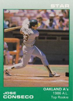 1989 Star Jose Canseco (Error) #7 Jose Canseco Front