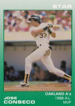 1989 Star Jose Canseco (Error) #8 Jose Canseco Front