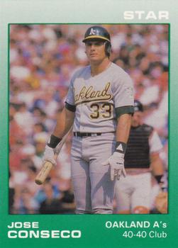 1989 Star Jose Canseco (Error) #9 Jose Canseco Front