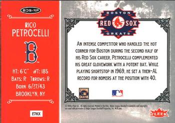 2006 Fleer Greats of the Game - Red Sox Greats #BOS-RP Rico Petrocelli Back
