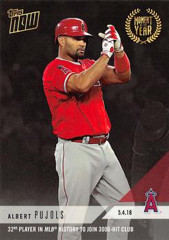 2018 Topps Now Moment of the Year #MOY-7 Albert Pujols Front