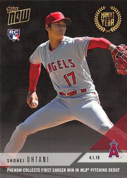 2018 Topps Now Moment of the Year #MOY-3 Shohei Ohtani Front