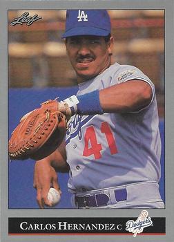 1992 Leaf #54 Carlos Hernandez Front