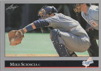 1992 Leaf #165 Mike Scioscia Front