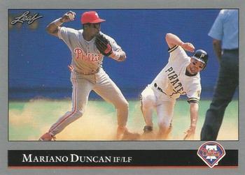 1992 Leaf #311 Mariano Duncan Front