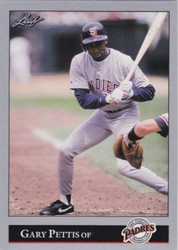 1992 Leaf #466 Gary Pettis Front