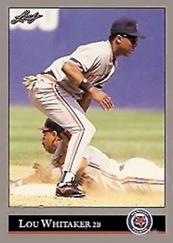 1992 Leaf #391 Lou Whitaker Front