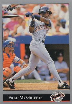 1992 Leaf #274 Fred McGriff Front