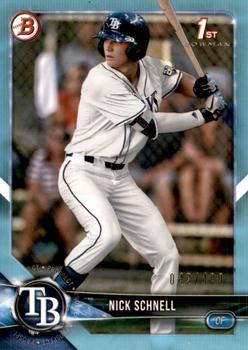 2018 Bowman Draft - Sky Blue #BD-44 Nick Schnell Front