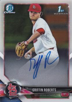 2018 Bowman Draft - Chrome Draft Pick Autographs #CDA-GRO Griffin Roberts Front