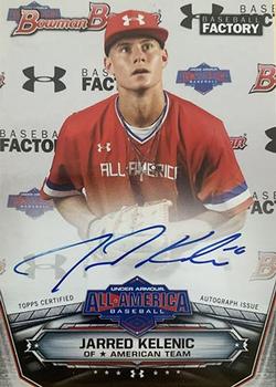 2018 Bowman Draft - Under Armour All-America Game Autographs #UAA-12 Jarred Kelenic Front