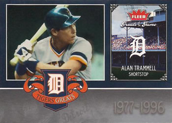 2006 Fleer Greats of the Game - Tigers Greats #DET-AT Alan Trammell Front