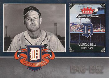 2006 Fleer Greats of the Game - Tigers Greats #DET-GK George Kell Front