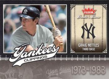 2006 Fleer Greats of the Game - Yankee Clippings #NYY-GN Graig Nettles Front