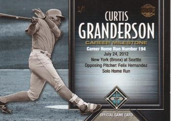 2017 Honus Bonus Fantasy Baseball - Career Stats Curtis Granderson 293 Home Runs #194 Curtis Granderson Front