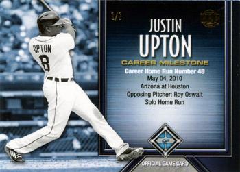 2017 Honus Bonus Fantasy Baseball - Career Stats Justin Upton 221 Home Runs #48 Justin Upton Front
