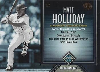 2017 Honus Bonus Fantasy Baseball - Career Stats Matt Holliday 295 Home Runs #77 Matt Holliday Front