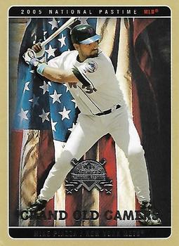 2005 Fleer National Pastime - Grand Old Gamers #20GOG Mike Piazza Front