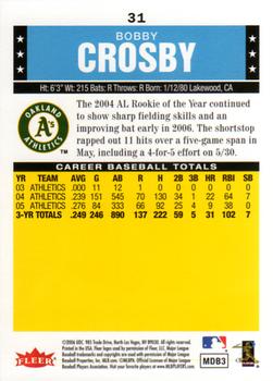 2006 Fleer Tradition #31 Bobby Crosby Back