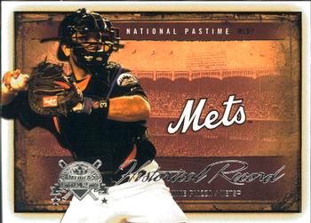 2005 Fleer National Pastime - Historical Record #4HR Mike Piazza Front