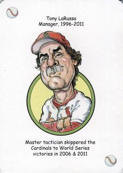 2014 Hero Decks St Louis Cardinals Baseball Heroes Playing Cards #NNO Tony LaRussa Front