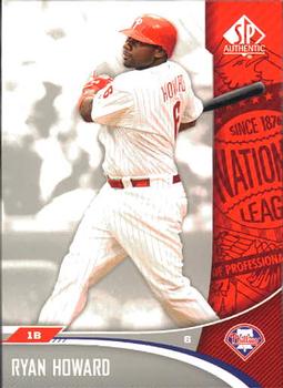 2006 SP Authentic #70 Ryan Howard Front