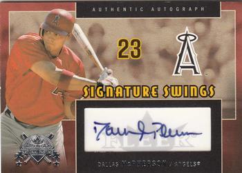 2005 Fleer National Pastime - Signature Swings Silver #SS-DM Dallas McPherson Front