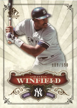 2006 SP Legendary Cuts #126 Dave Winfield Front
