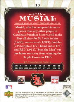 2006 SP Legendary Cuts #15 Stan Musial Back