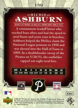 2006 SP Legendary Cuts #159 Richie Ashburn Back