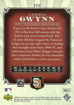 2006 SP Legendary Cuts #172 Tony Gwynn Back