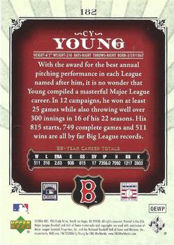 2006 SP Legendary Cuts #182 Cy Young Back