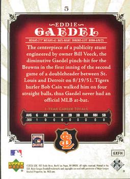 2006 SP Legendary Cuts #5 Eddie Gaedel Back