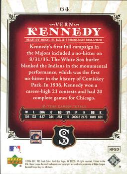 2006 SP Legendary Cuts #64 Vern Kennedy Back