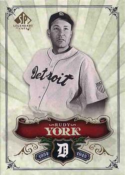 2006 SP Legendary Cuts #95 Rudy York Front